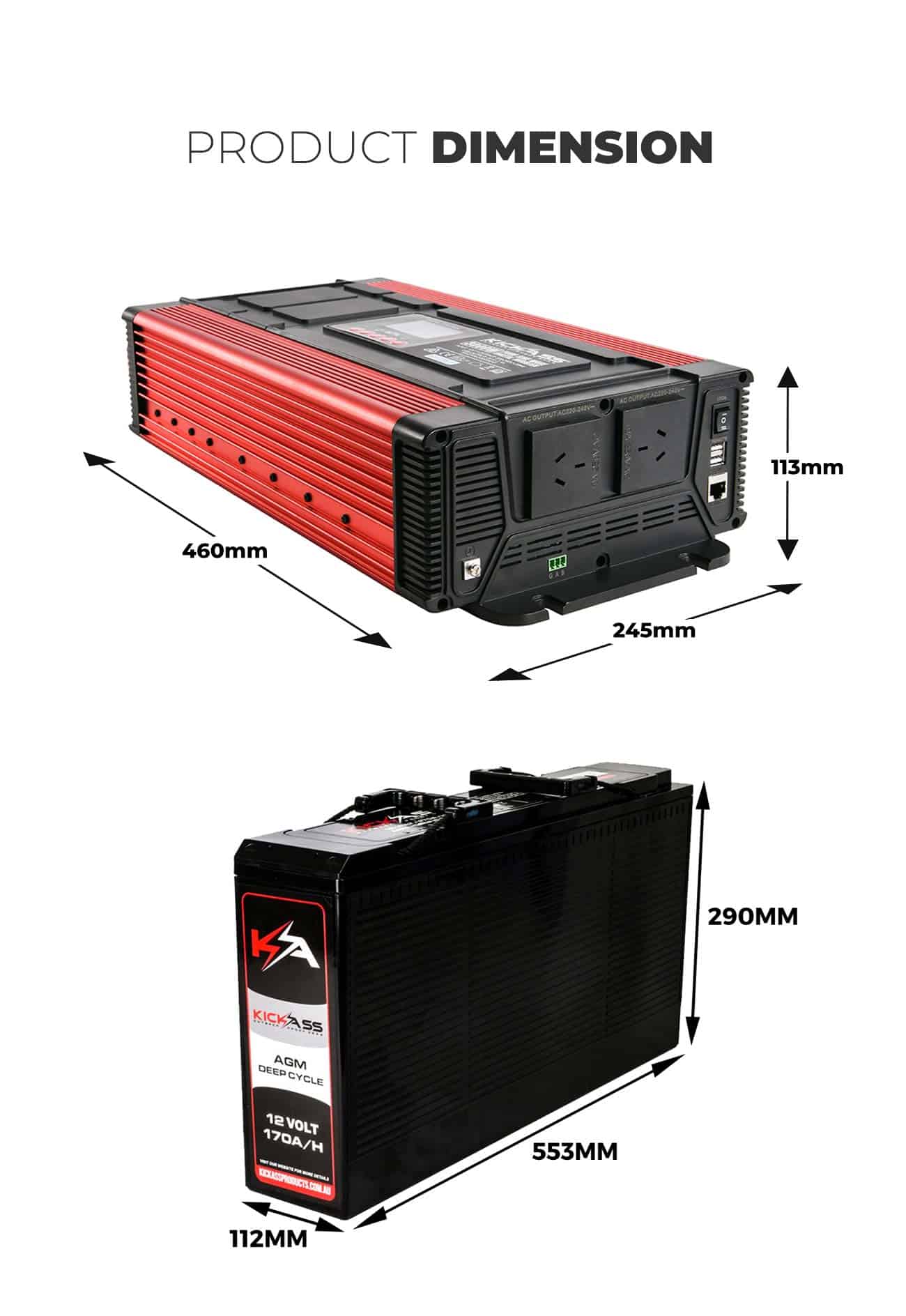 3000W Inverter Battery Bundle