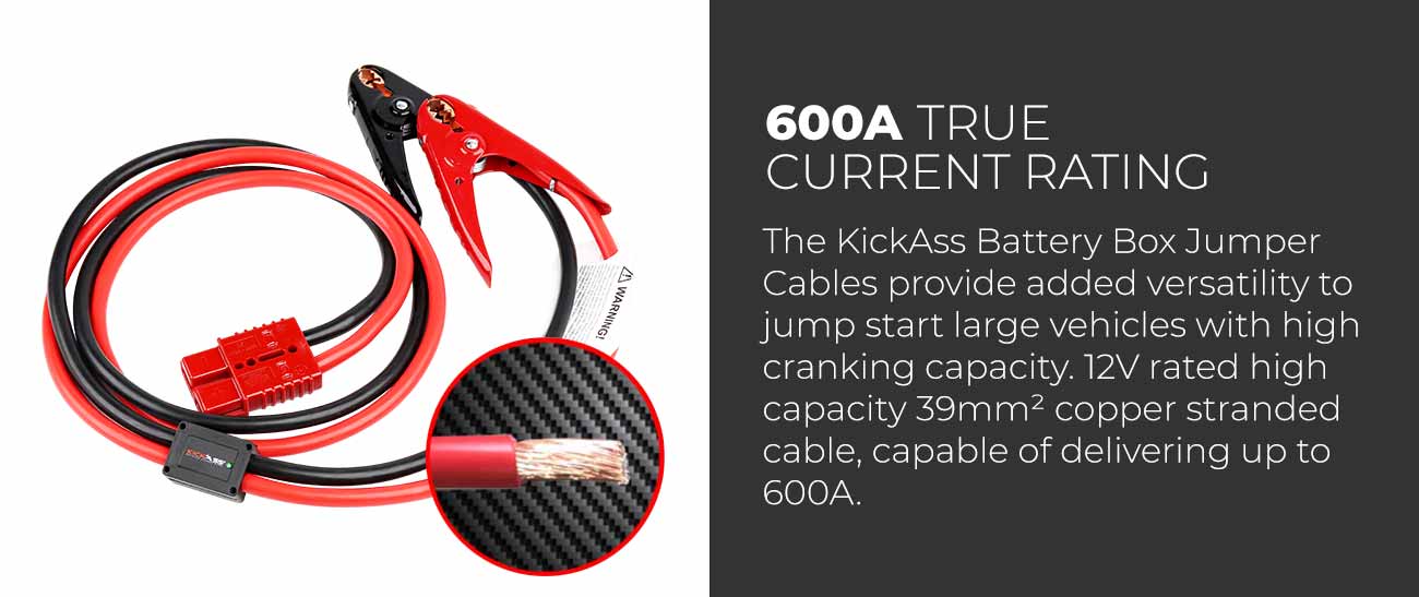 600A Battery Box Jumper Cables