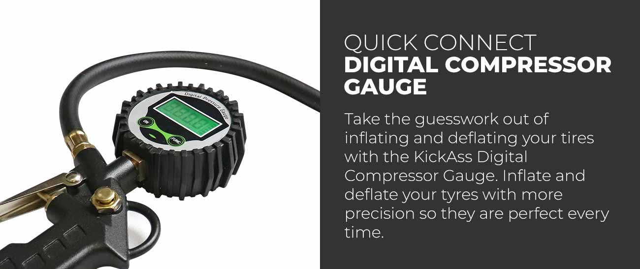 Digital Compressor Gauge with Trigger Gun