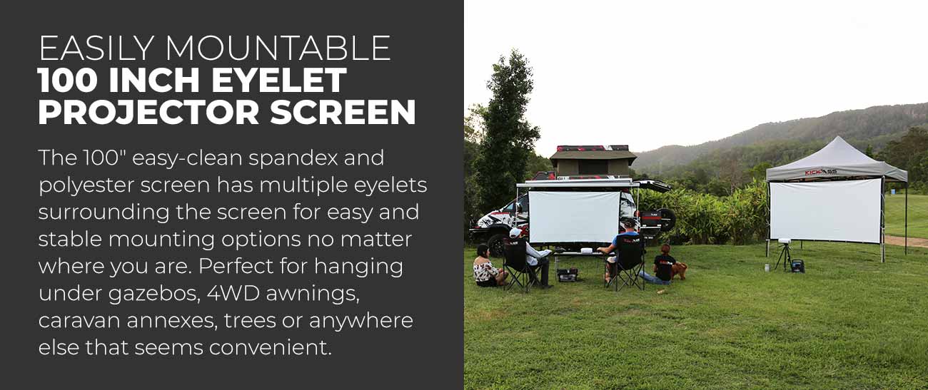 100 Inch Portable Outdoor Cinema