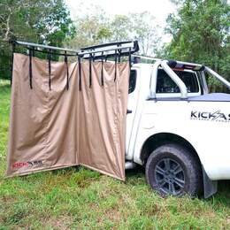 KickAss Shower Tent & Shower Base Bundle 