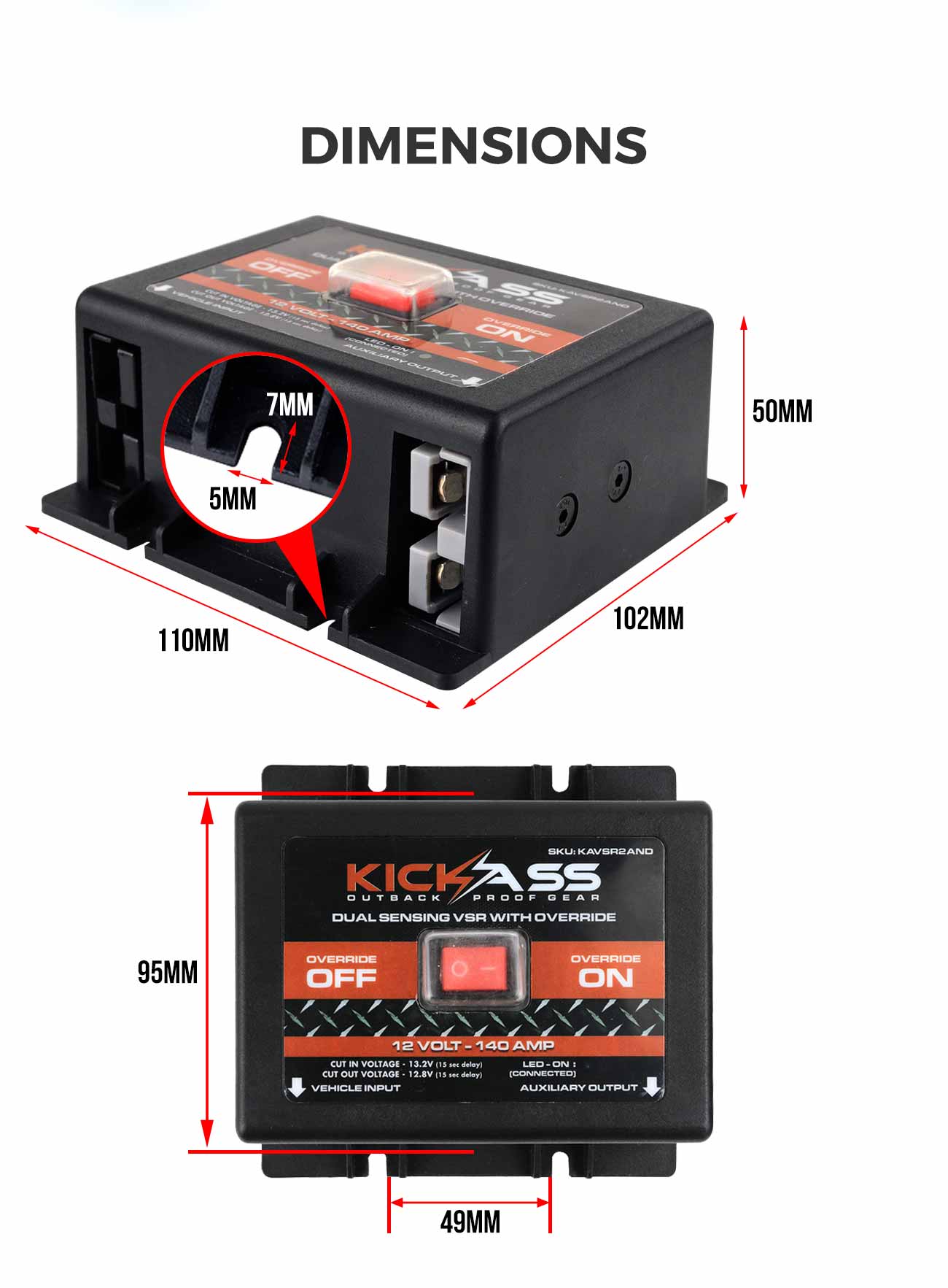 KAVSR2AND - KICKASS Quick Connection Dual Sensing VSR