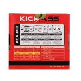 KickAss 12V 120AH Slim Deep Cycle AGM Battery with 12AMP Charger