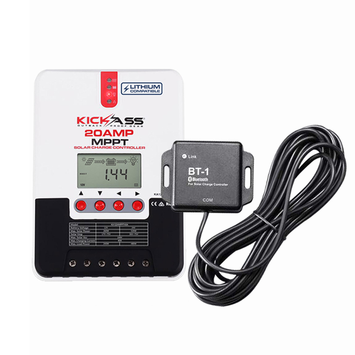 KickAss 20A 12/24V MPPT Solar Controller with Bluetooth Module!