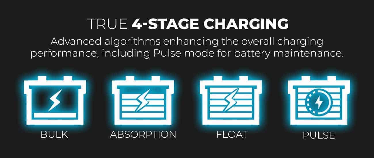 True 4-stage charging