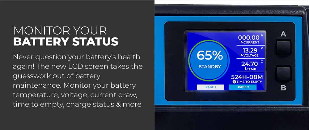 Monitor your battery status
