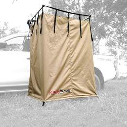 KickAss Shower Tent & Change Room with Camping Gas Hot Water & 12L Pump