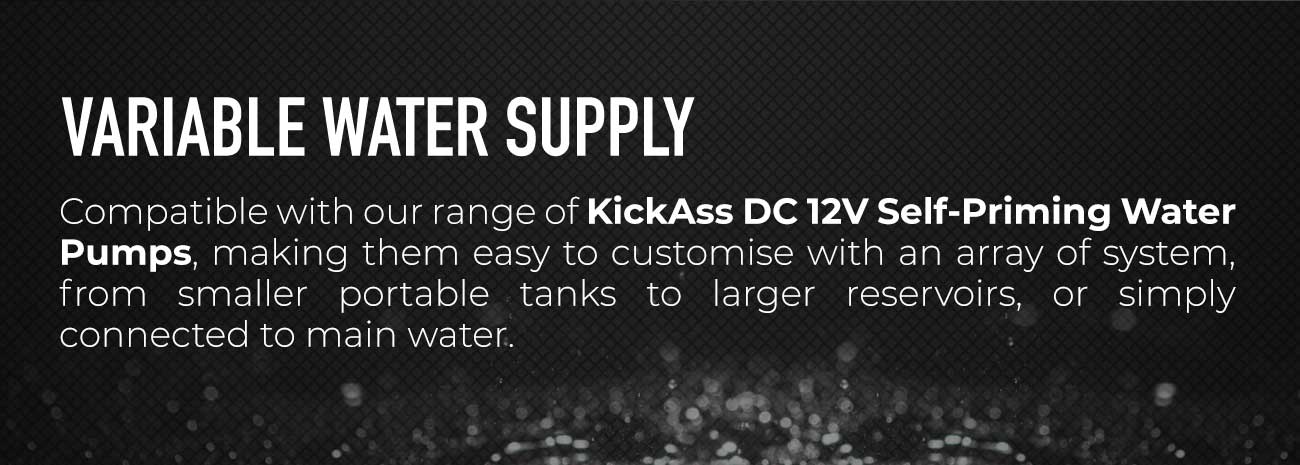 KASTENT-AWNGHW12L KICKASS Shower Tent & Change Room with Camping Gas Hot Water & 12L Pump