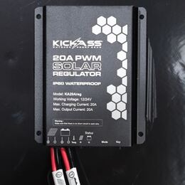 KICKASS 12V 300W Super Thin Portable Solar Panel - Includes PWM controller